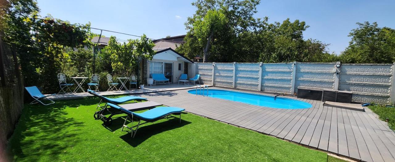 Morii Lake Pool Villa بوخارست المظهر الخارجي الصورة